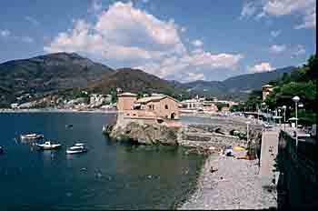 Levanto has a big beach and good surfing conditions