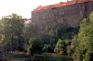 Schloss von Krumau 1988
